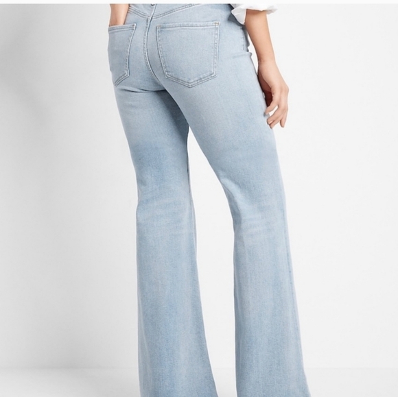 Express 70's Flare Jeans - Picture 2 of 7